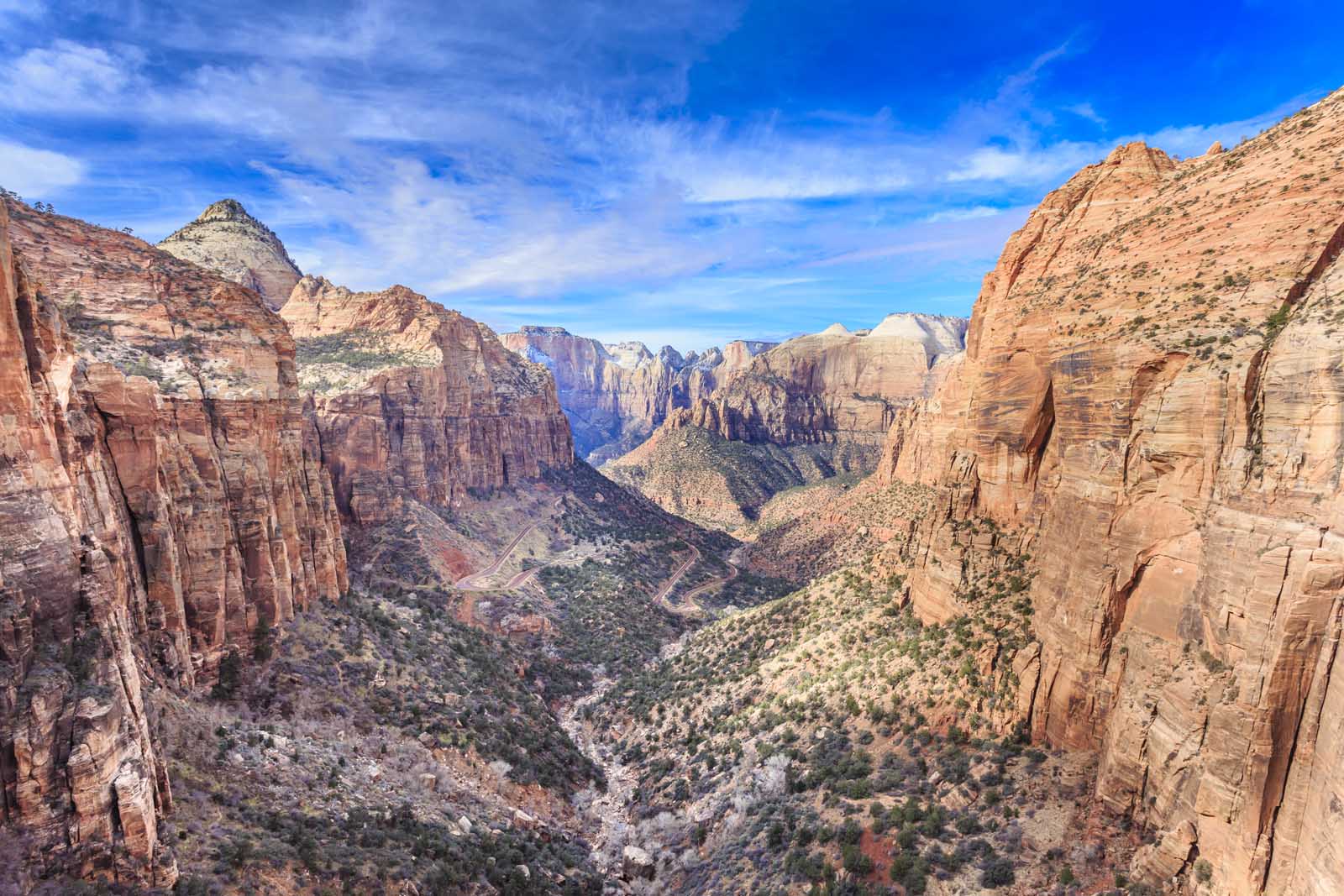 Los mejores lugares para ir a América en enero Zion NP