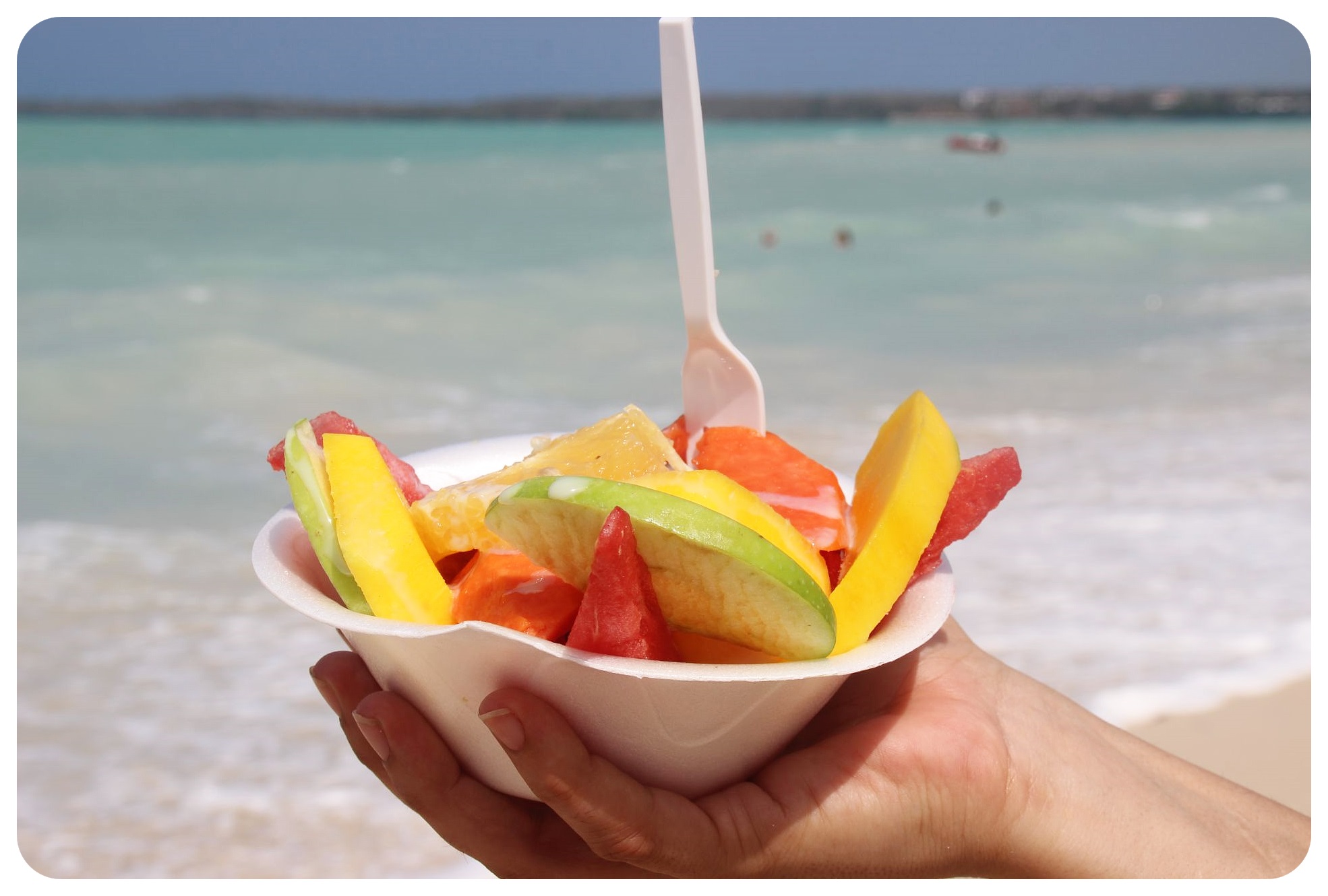 fruta fresca playa blanca