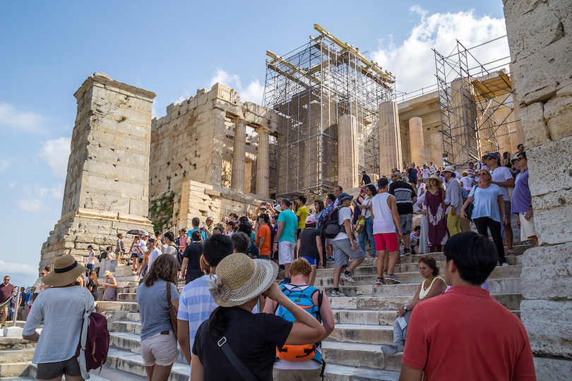 multitud de Atenas