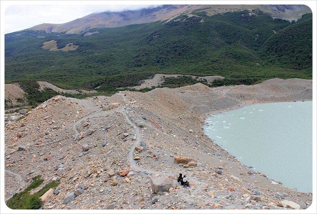 Laguna torre mirador path view