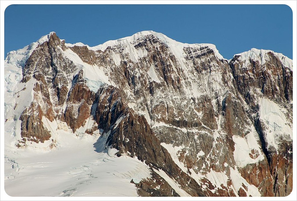 el chalten montaña nevada