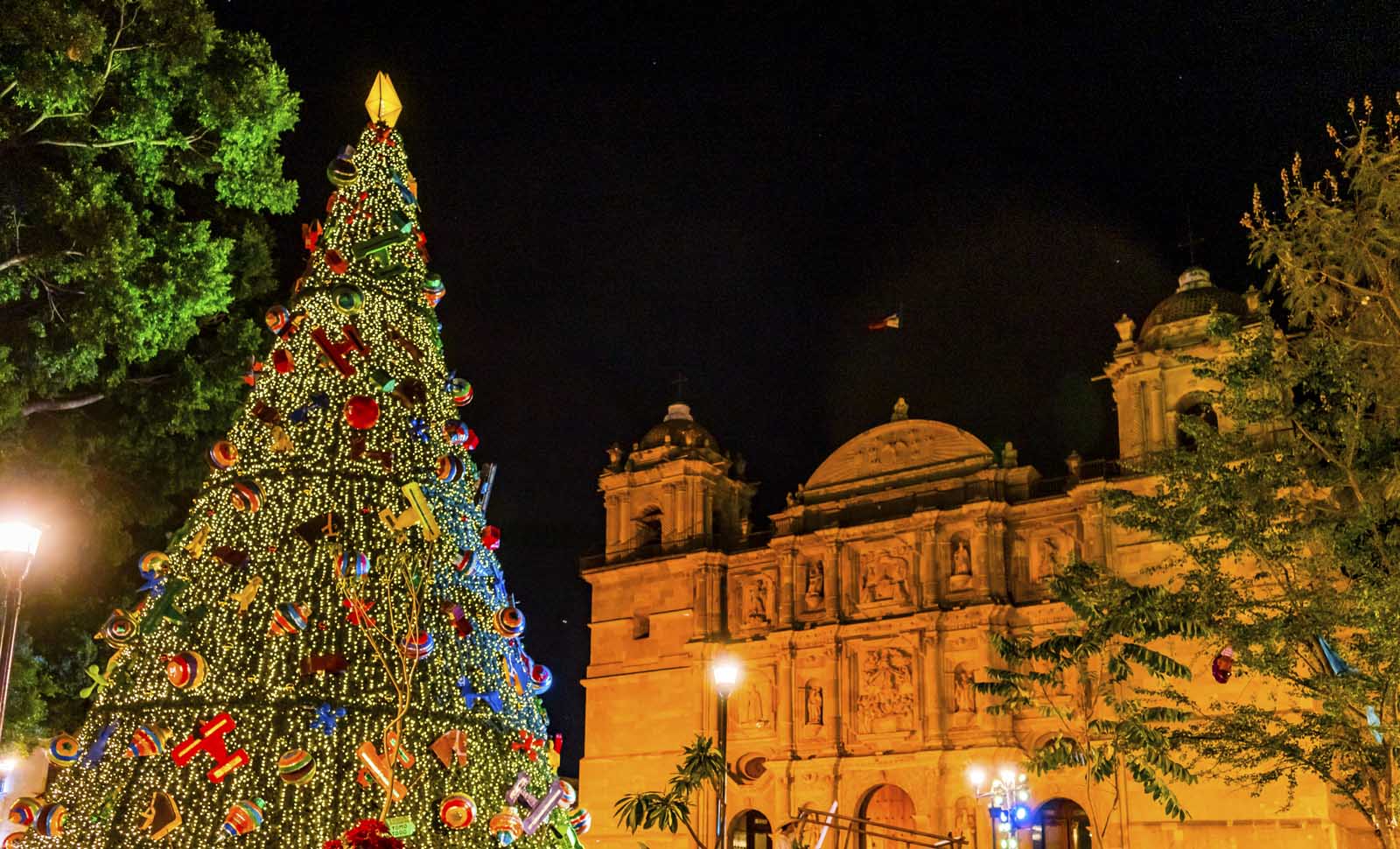 tradiciones de Navidad en México árbol en Oaxaca