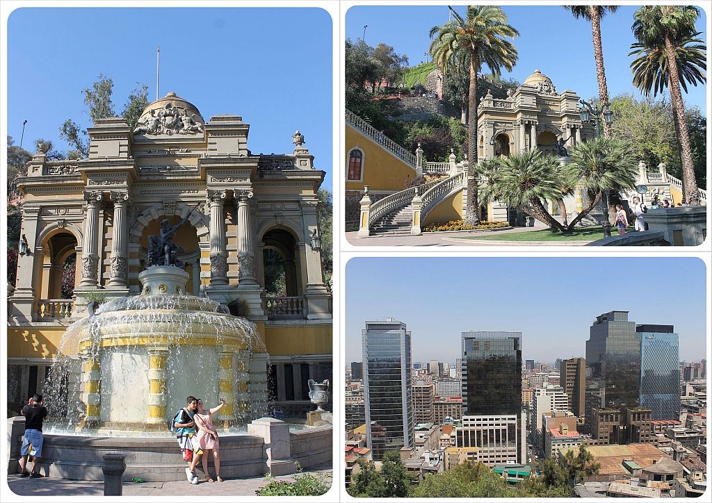 Santiago Cerro Santa Lucia con vistas