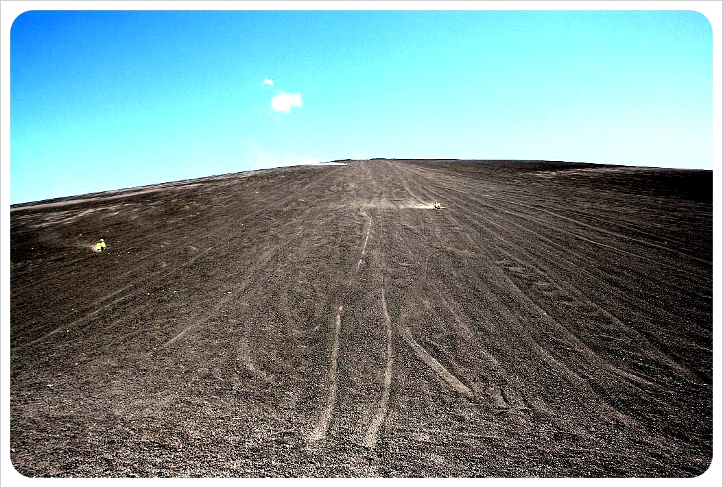 Fronteros de Cerro Negro desde abajo