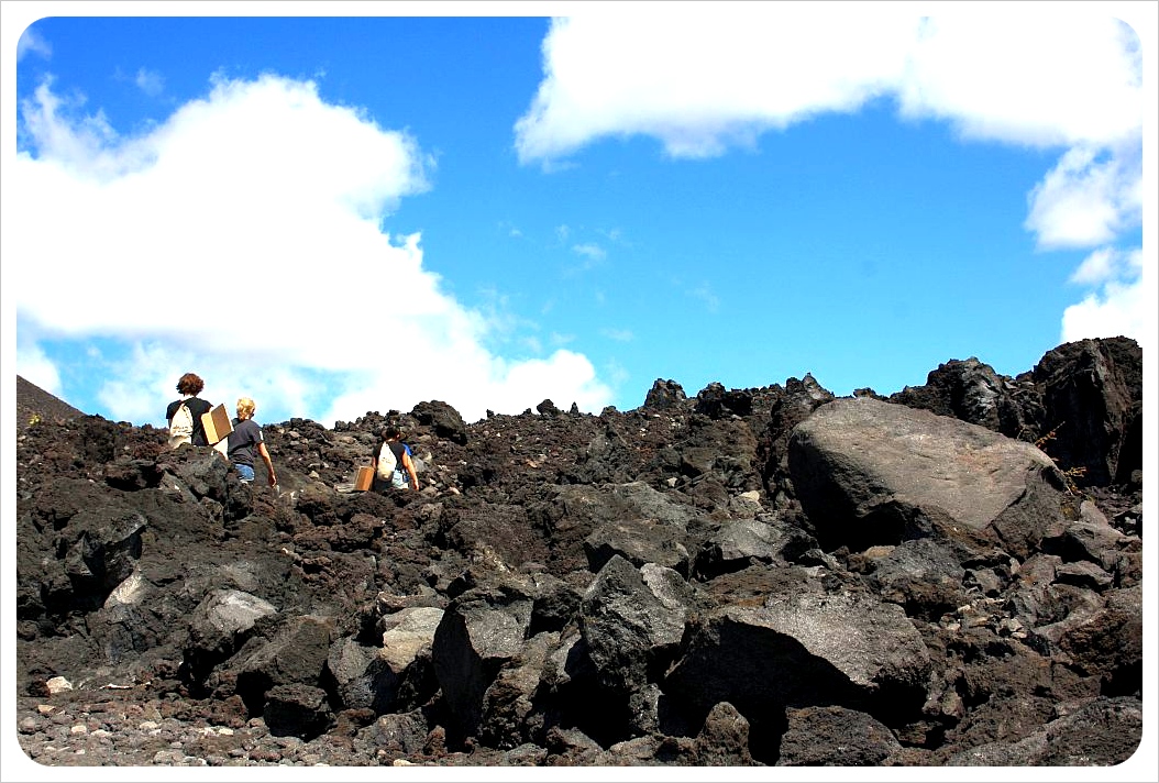 embarque de volcán en León