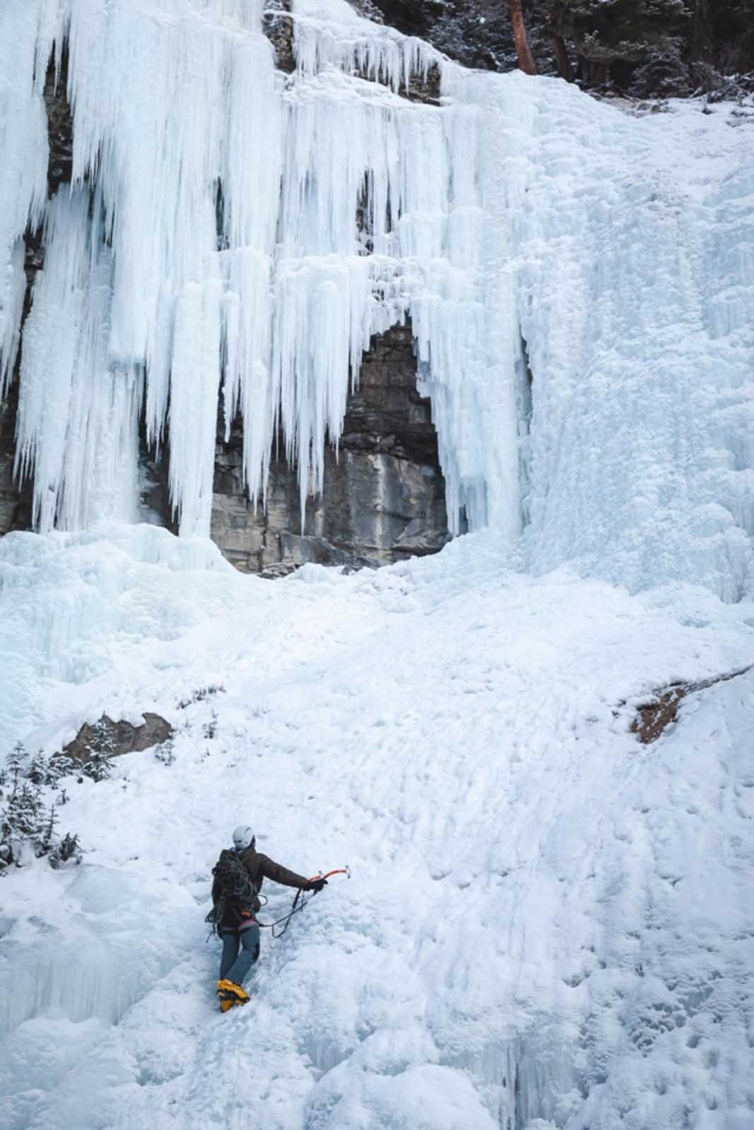 lugares para visitar en invierno en las rutas de escalada en hielo de Colorado