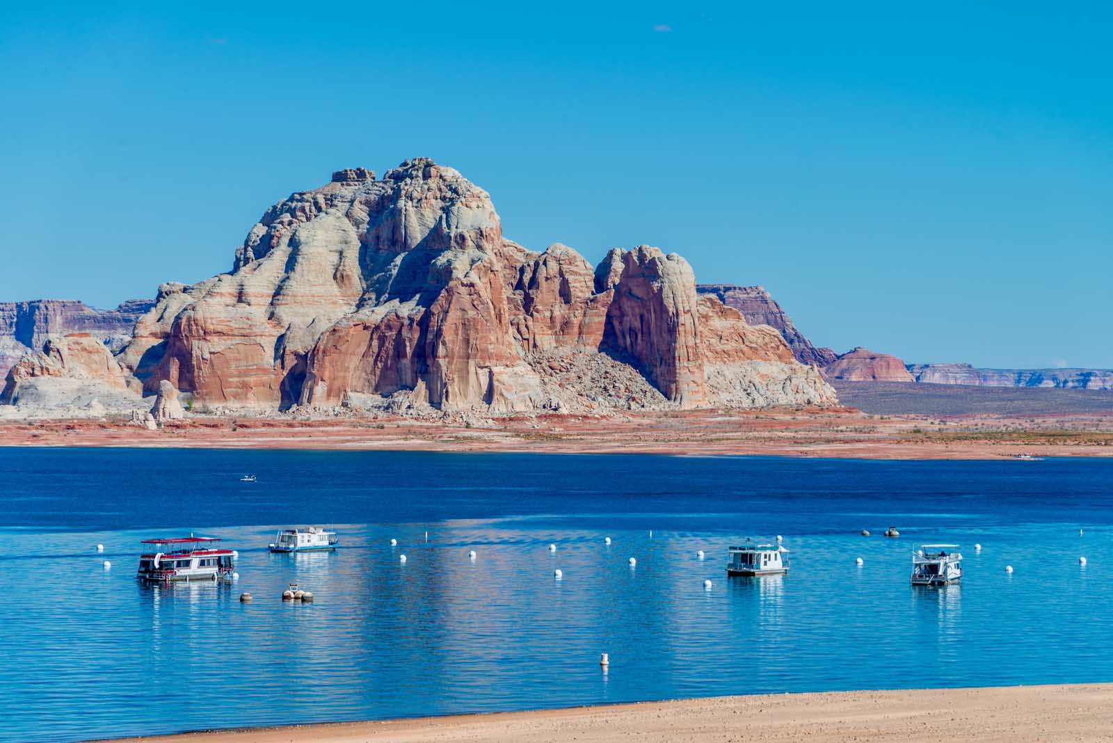 hermoso lago en el territorio de Arizona Lake Powell