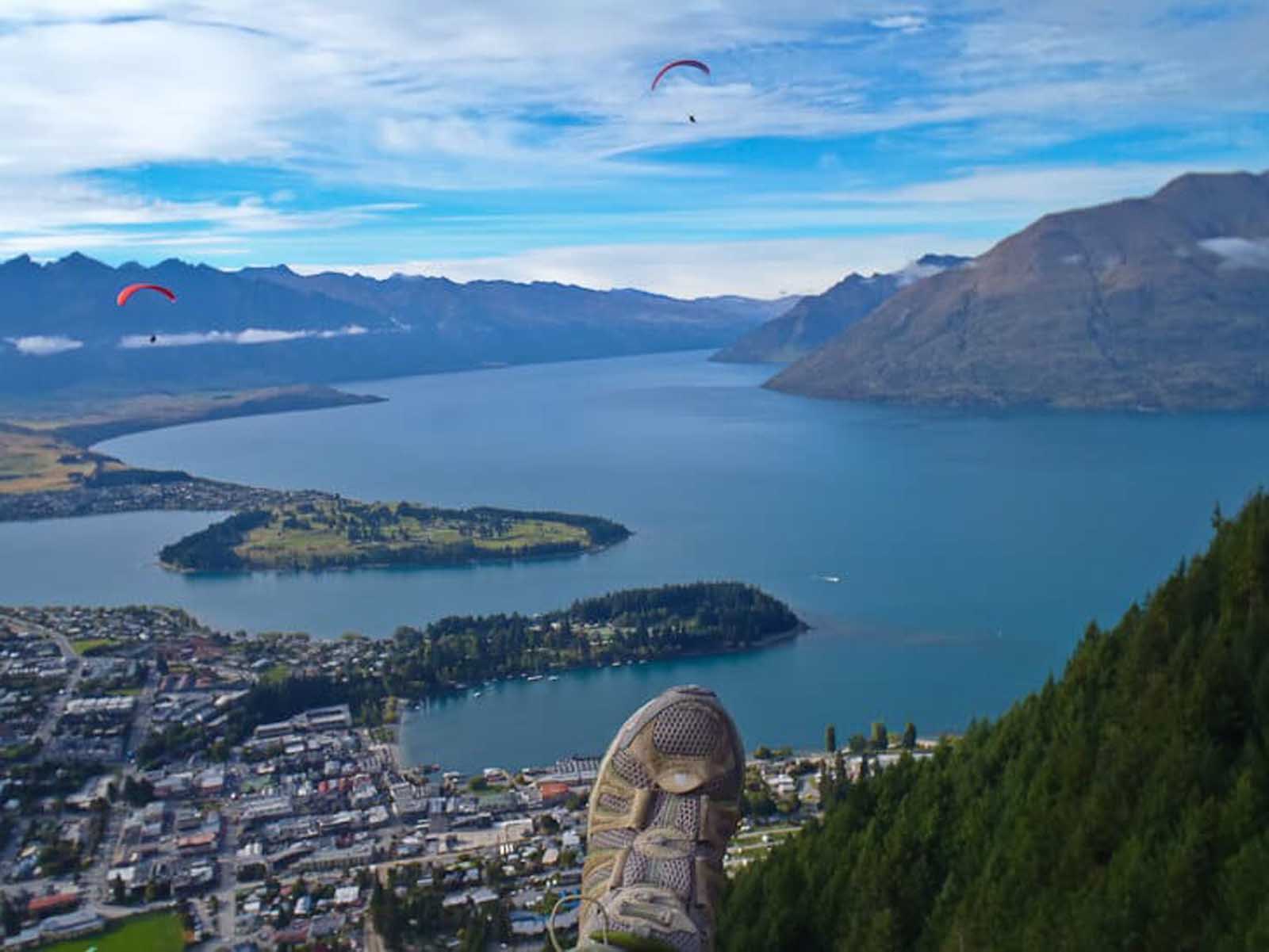 salto con bungy en la cornisa de Nueva Zelanda