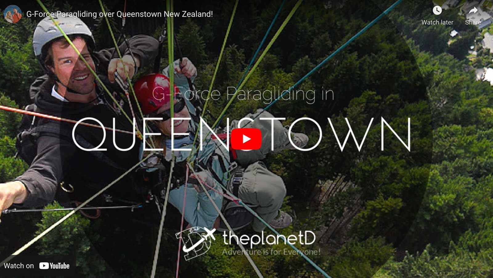 cosas por hacer en Queenstown video parapente