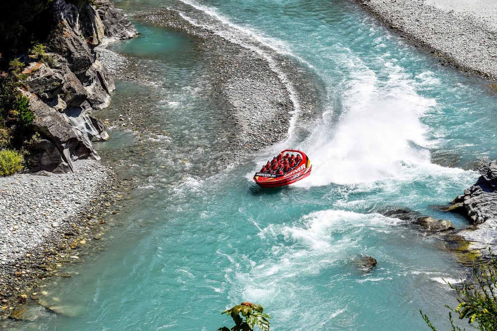 Las mejores cosas que hacer en Queenstown, Nueva Zelanda, Shotover River jet boat