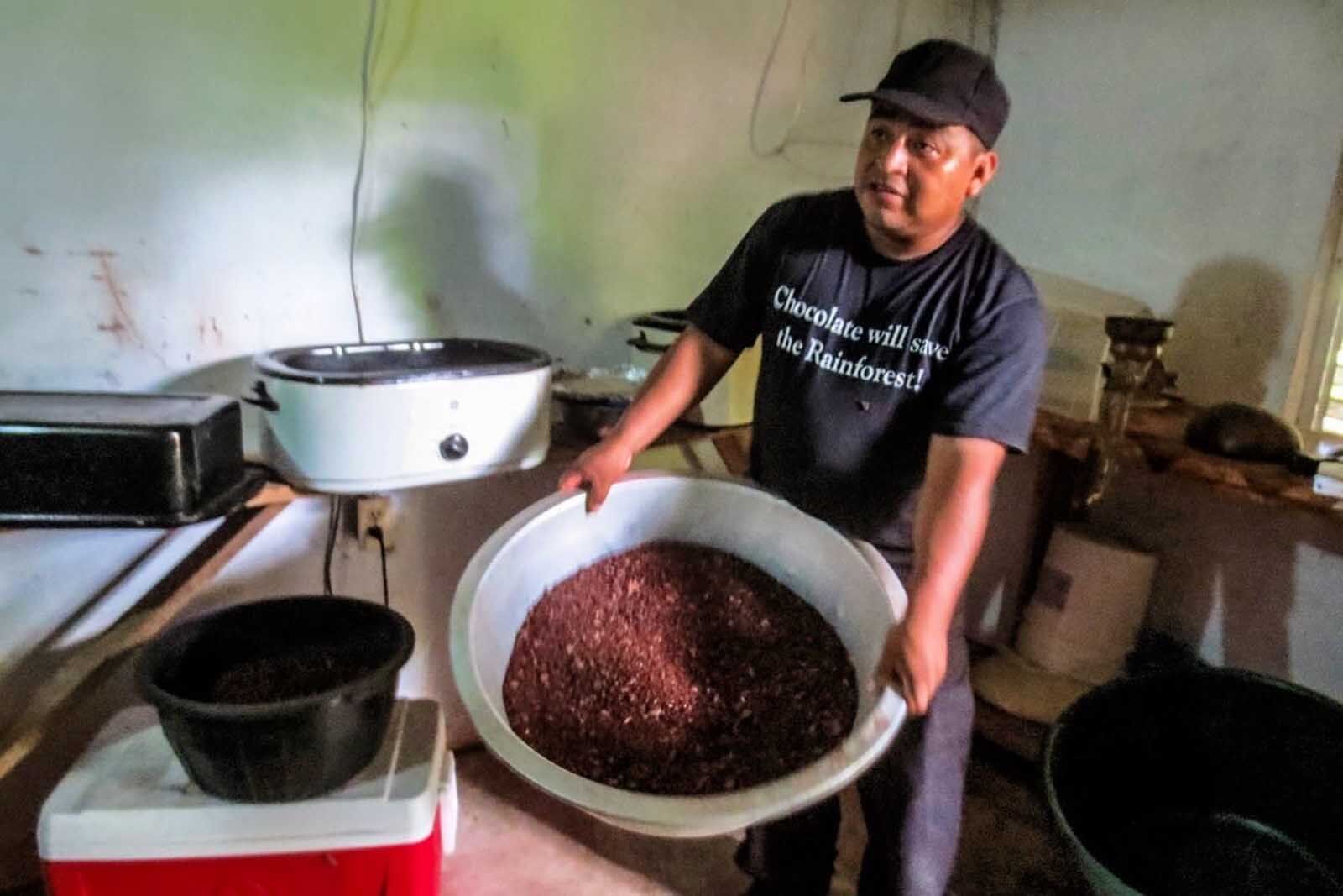 tours de chocolate en Belice