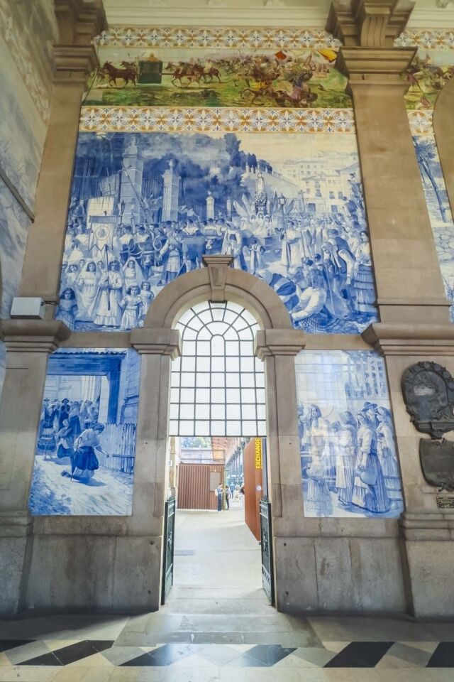 Qué hacer en Porto Portugal Estación de tren de Sao Bento