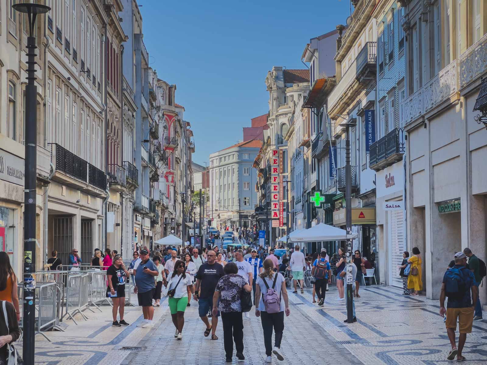 Qué hacer en Porto Portugal Rúa de Santa Catarina