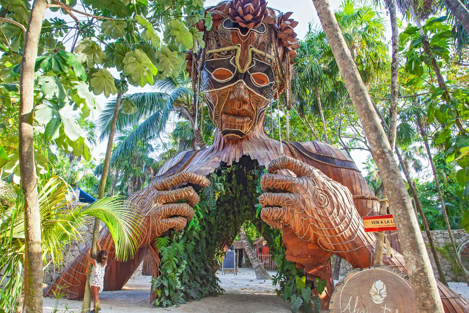 qué an Tulum México Escultura Vende a la Luz