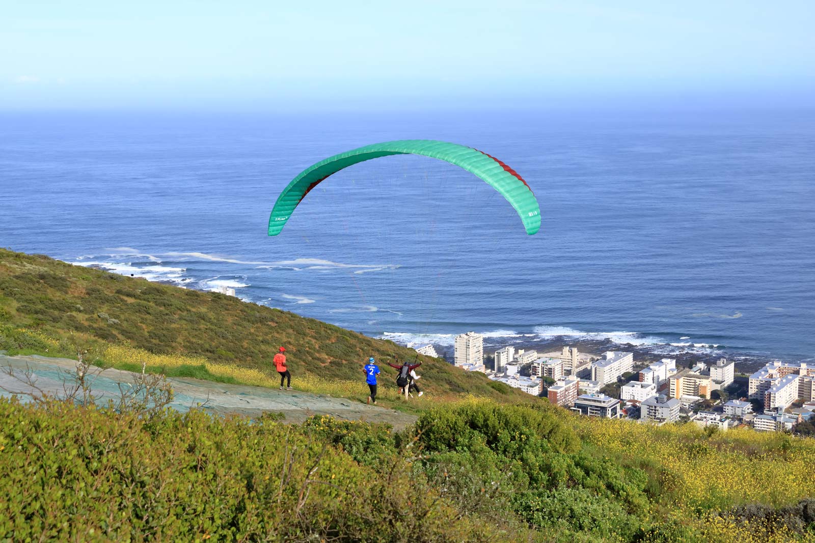 cosas que hacer en Sudáfrica en parapente en Ciudad del Cabo