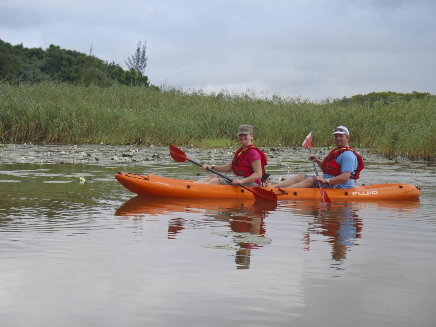 Kayak con Crocs en Sudáfrica