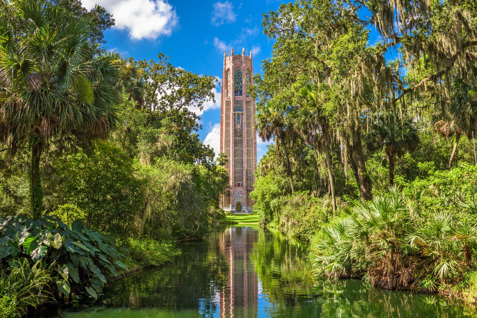 Bok Tower Gardens cerca de Orlando, Florida