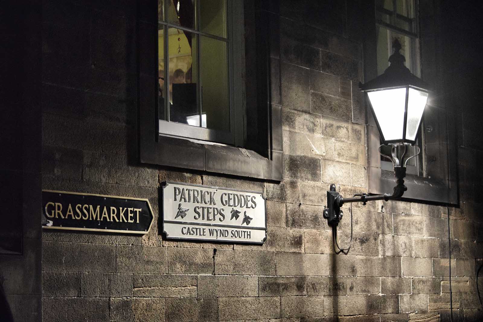 Grassmarket Gallows en Edimburgo, Escocia