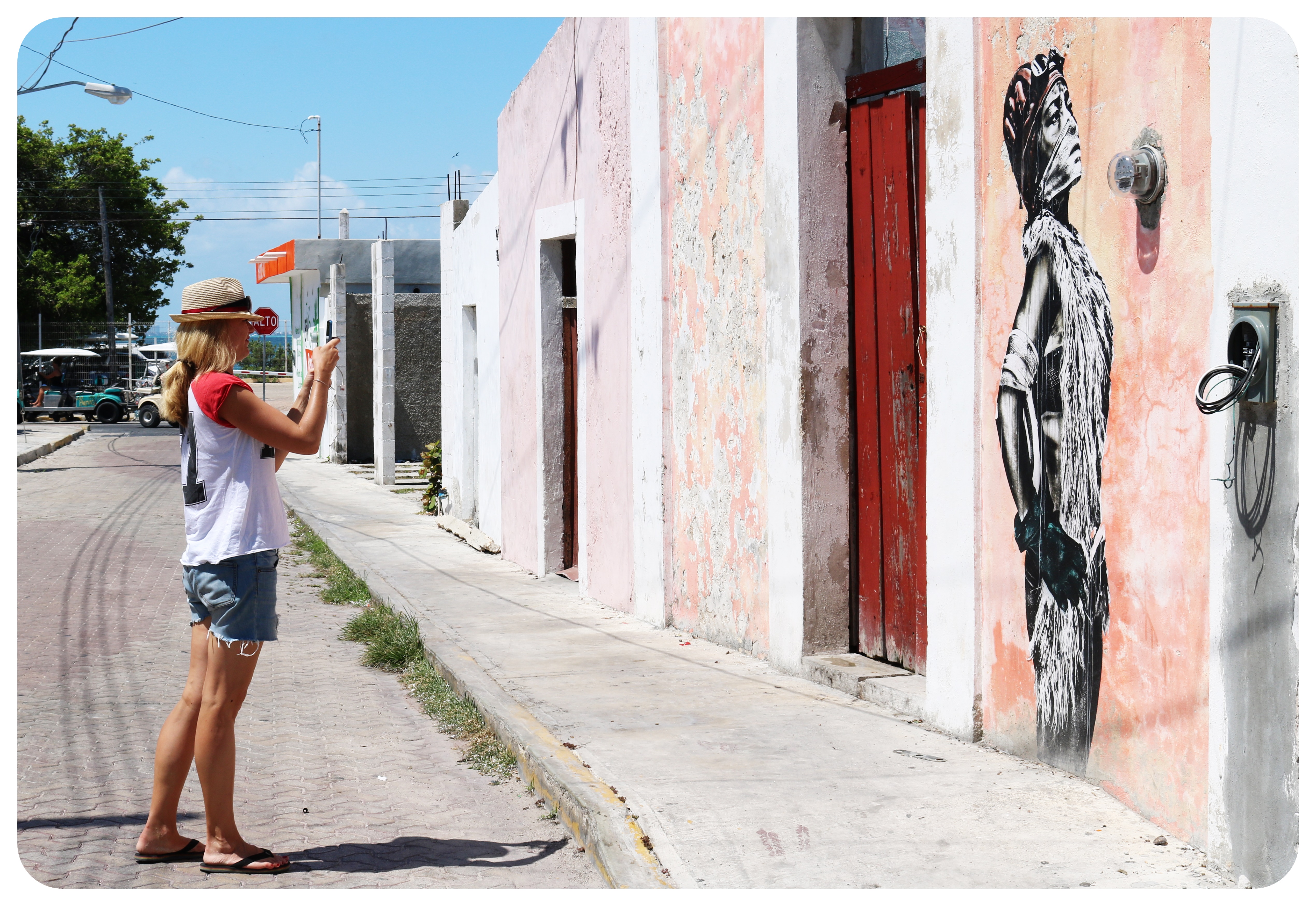 arte callejero isla mujeres México