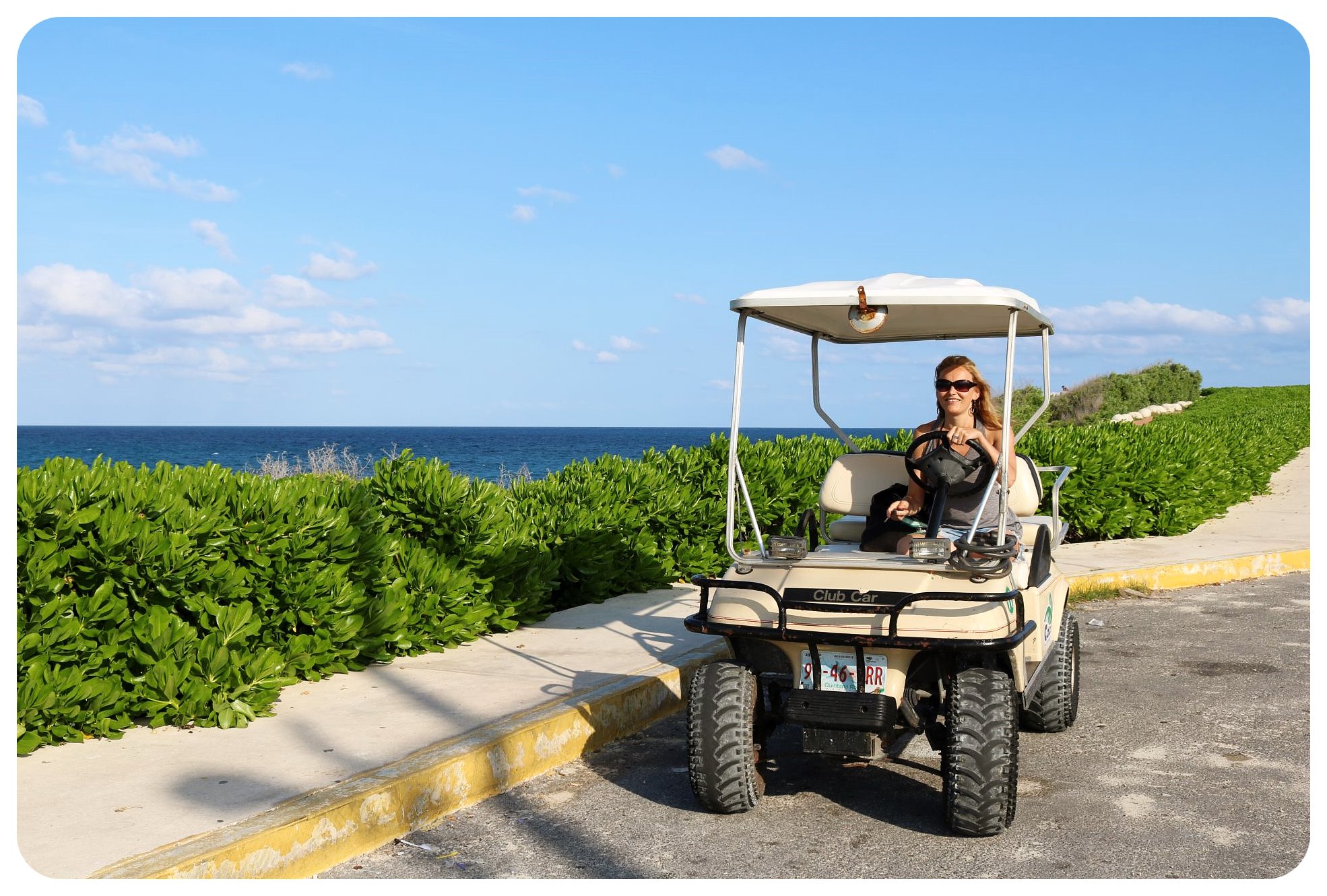 isla mujeres dani golf kart