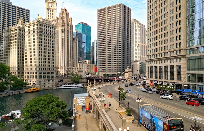 Paseo del río Chicago