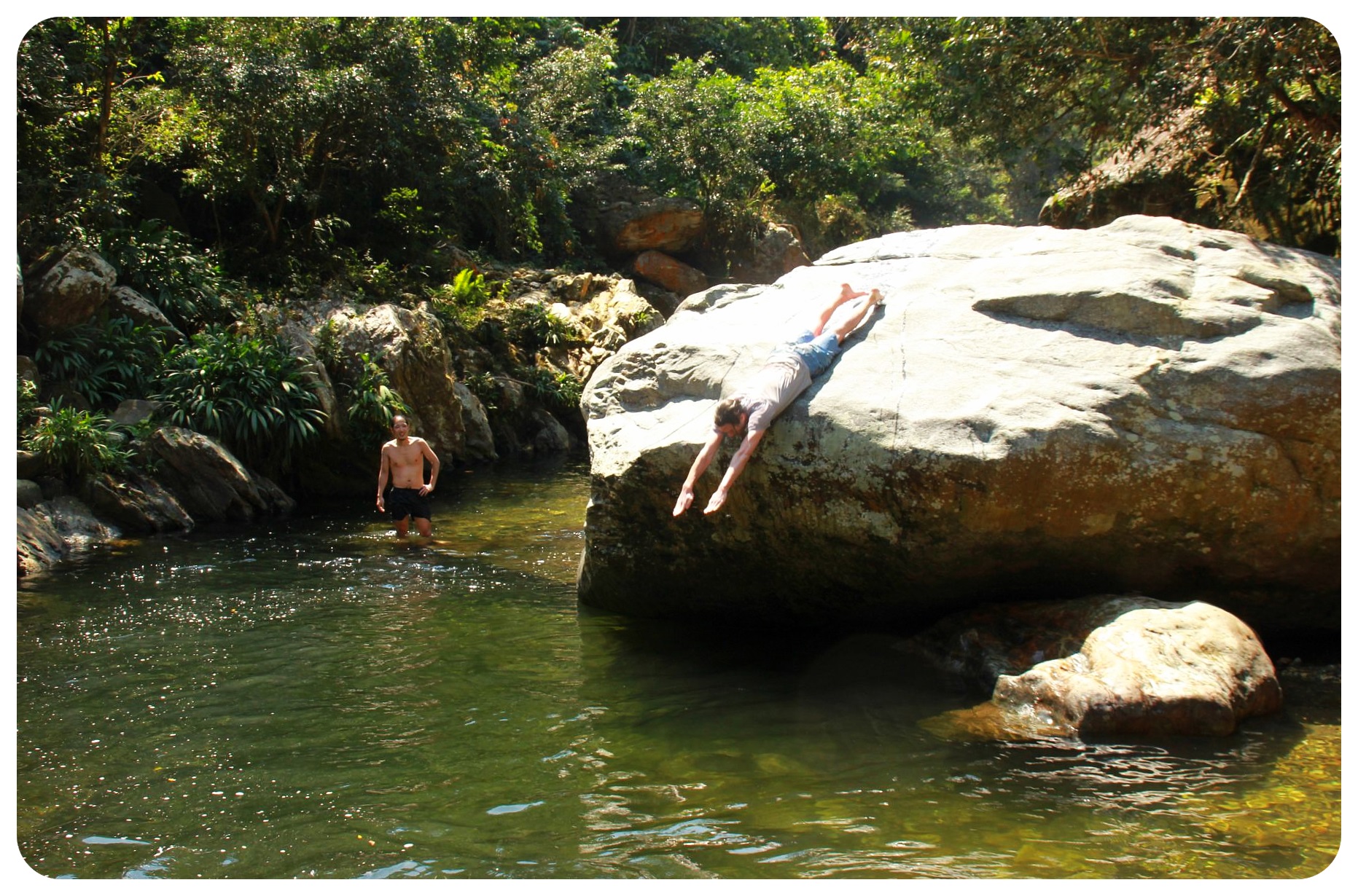 ciudad perdida baño de río