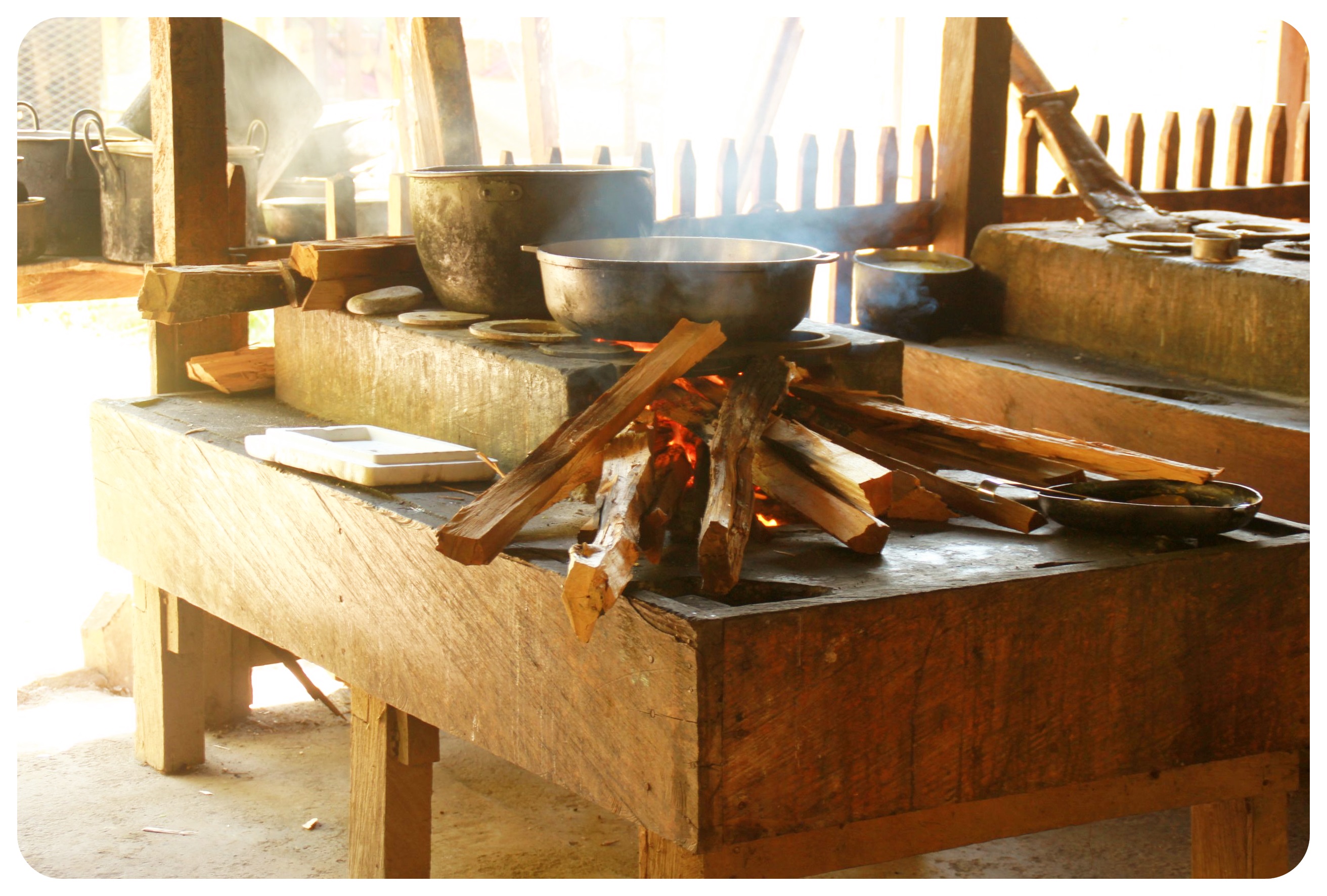 Cocina del campamento de la ciudad perdida