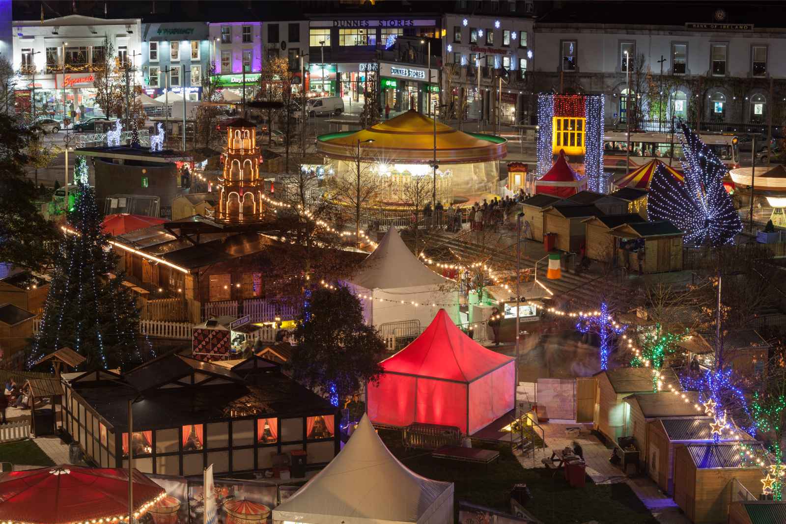 Qué hacer en Galway Navidad en Eyre Square