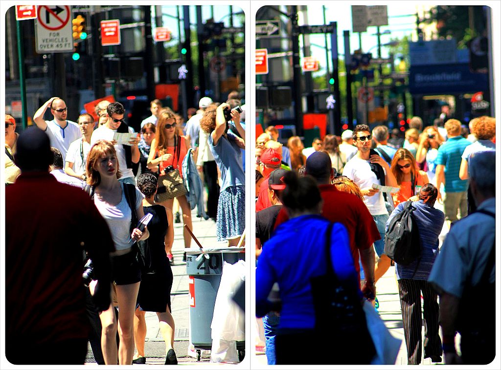 caminar por el largo de Broadway