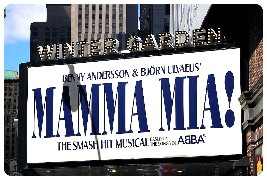 New York Broadway Mamma Mia Theatre