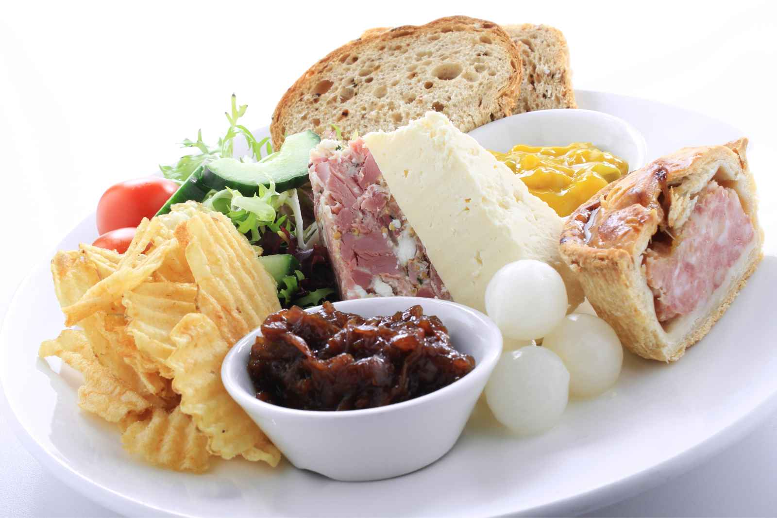 Almuerzo de London Food Ploughmans