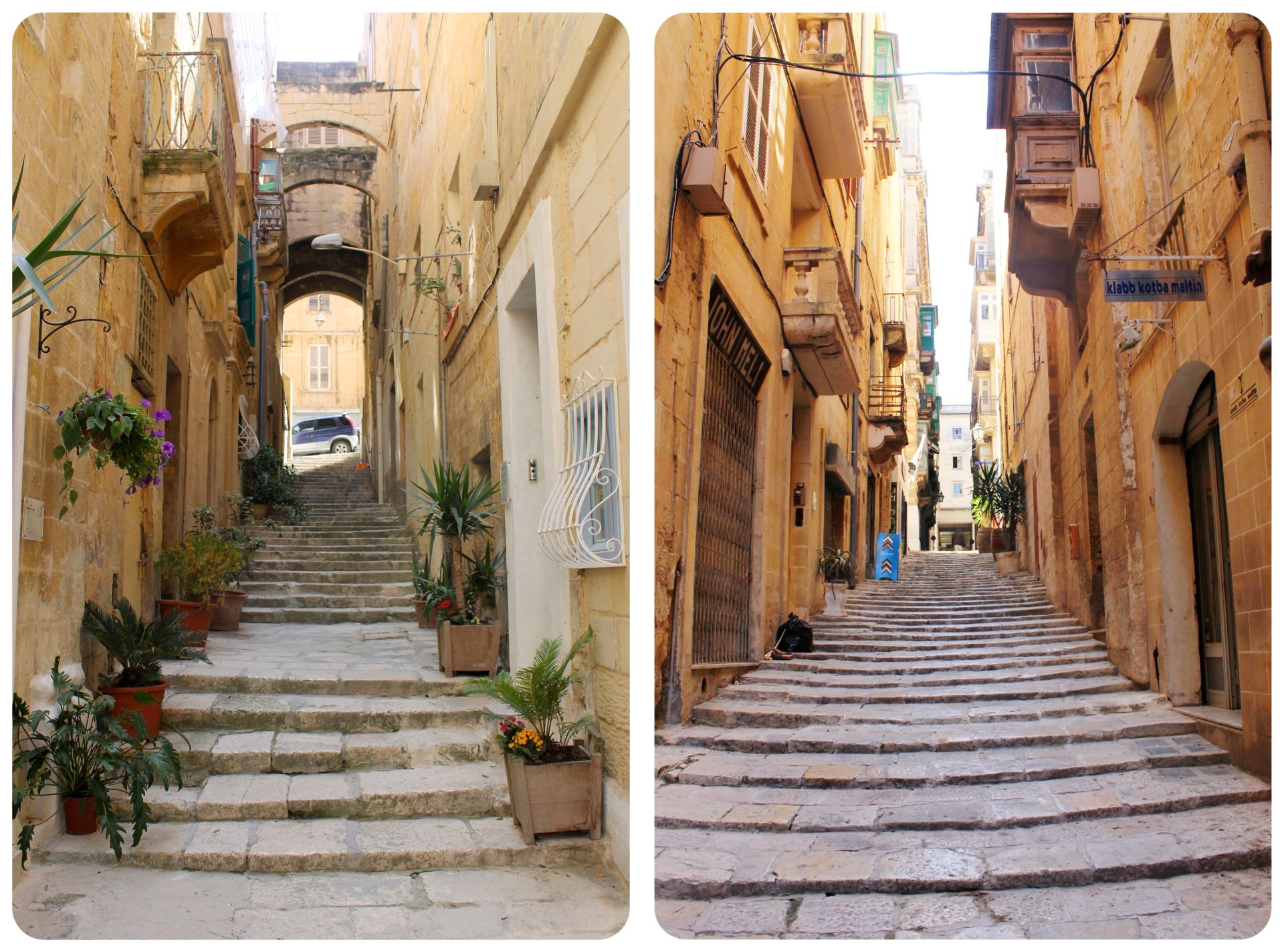 Escalas de Malta Valletta