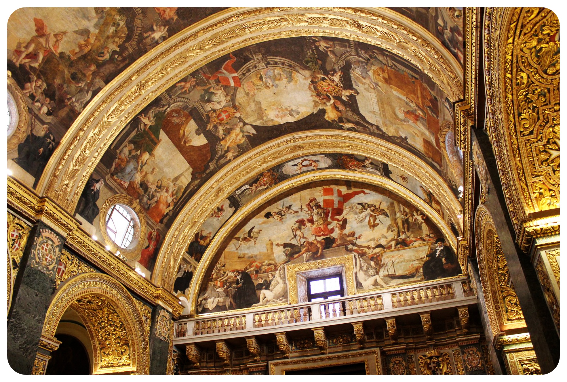 concatedral de san john valletta dentro