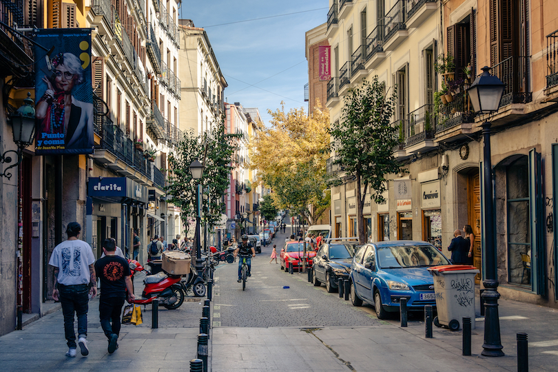 Llegada a Malasaña