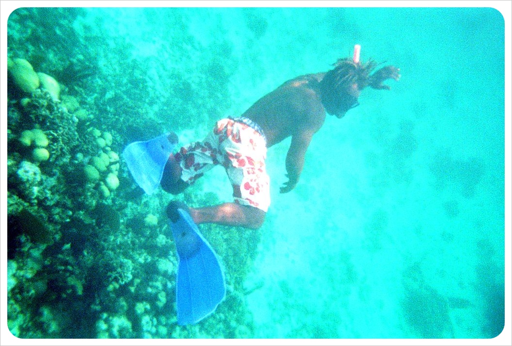 Snorkel en Belice