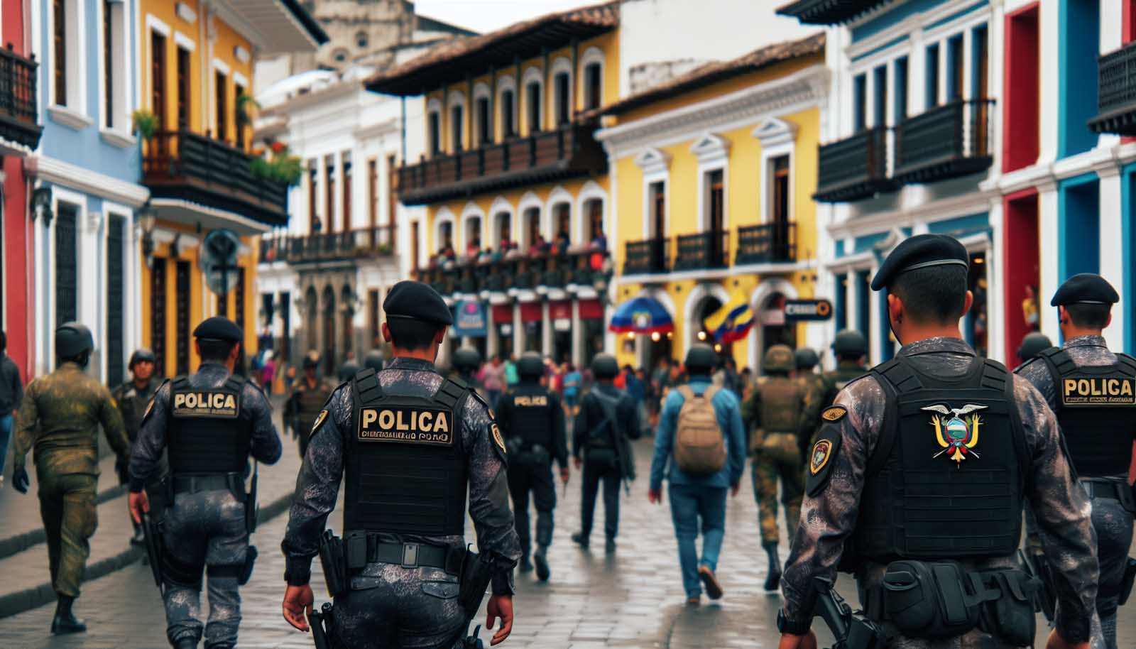 Ecuador es seguro para visitar la presencia policial