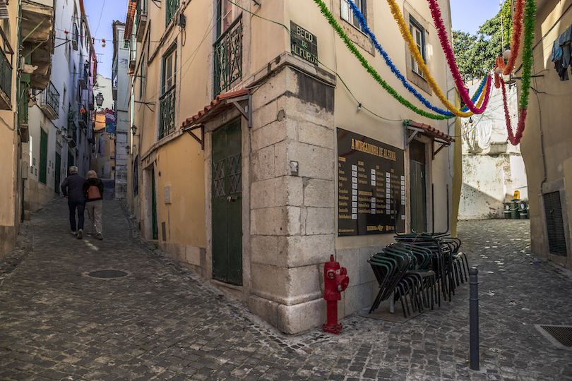 calles estrechas de Lisboa