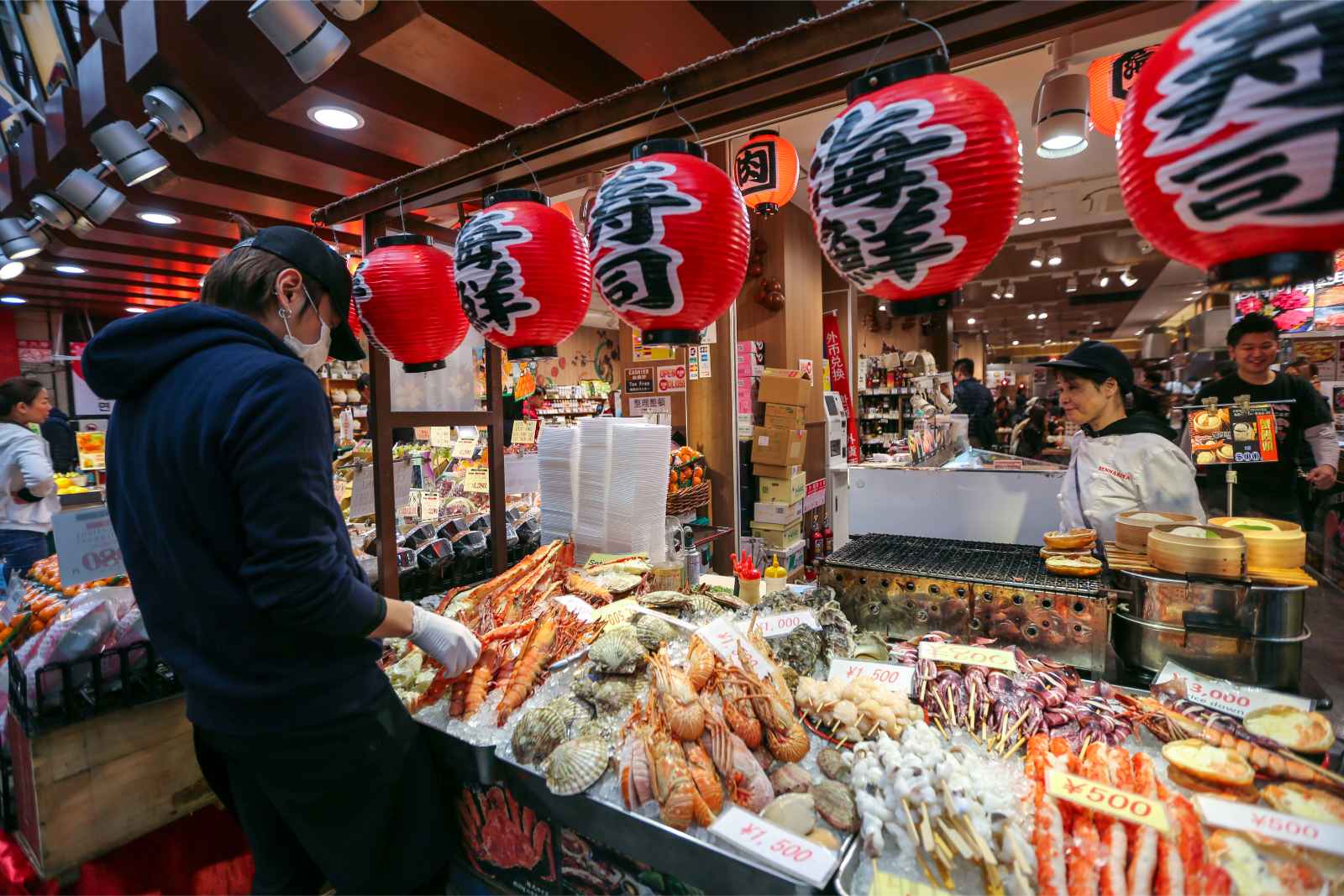 Las mejores cosas que hacer en Osaka Kuromon Ichiba Market