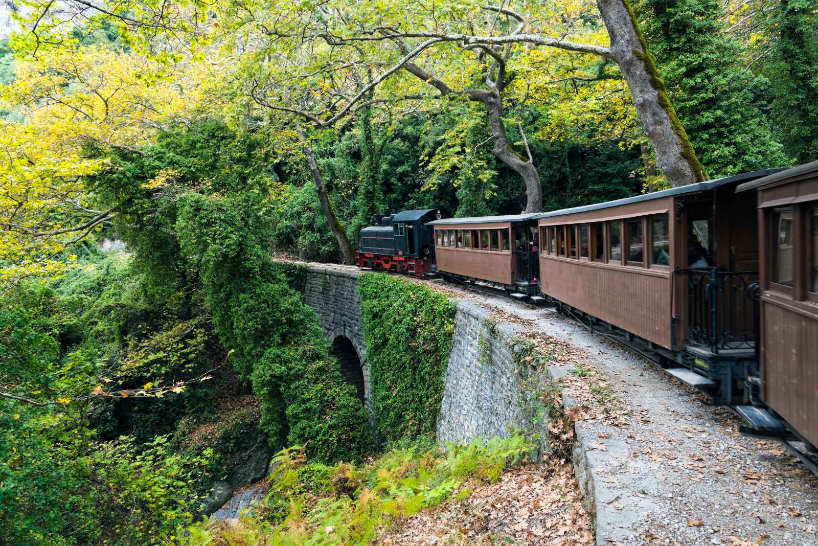 Qué hacer en Grecia Tren de vapor mítico