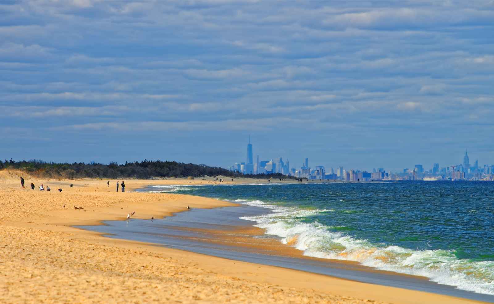 Playa de observación de la ciudad de Nueva York North Beach