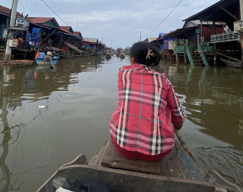 Pueblo flotante de Kampong Phluk