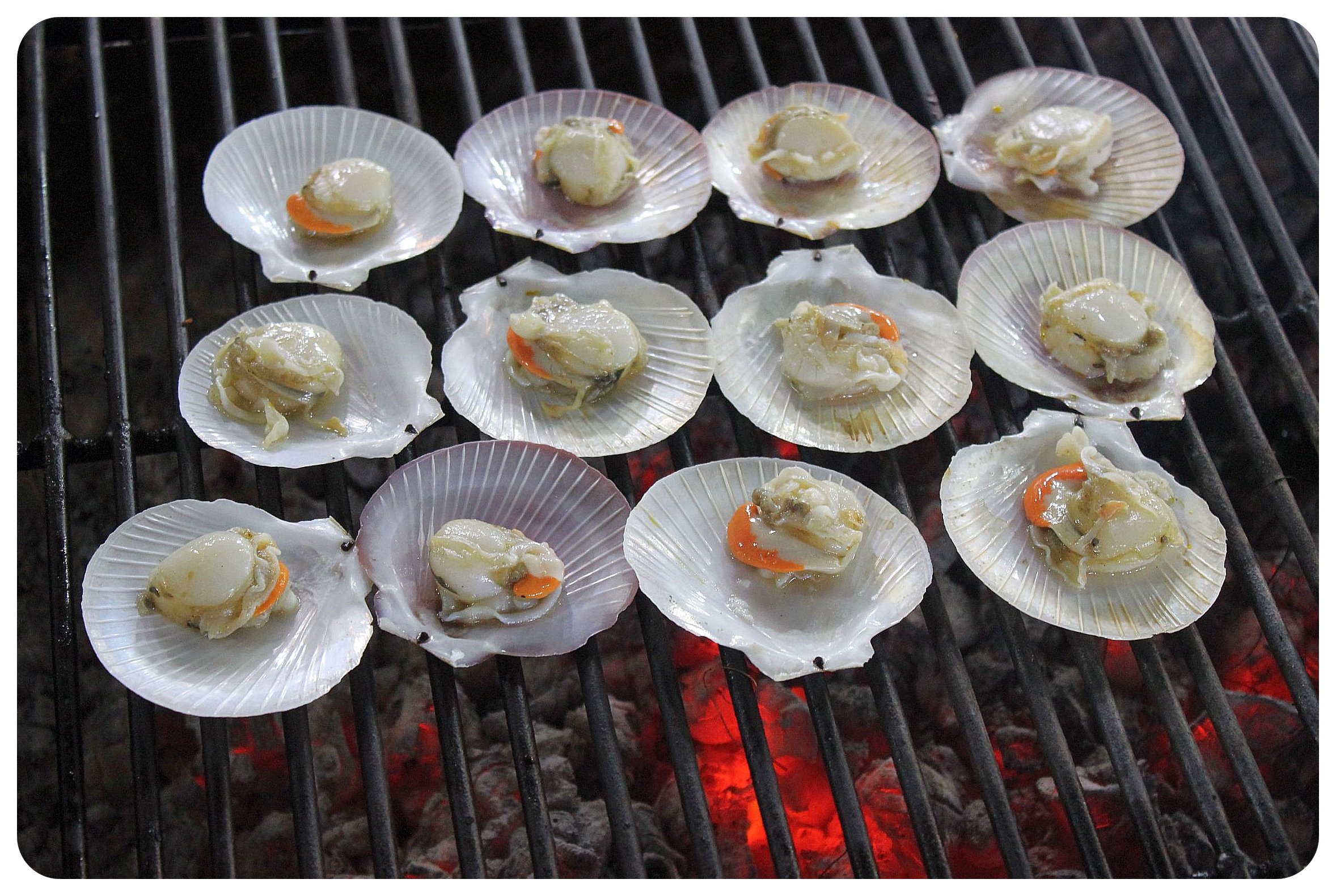 mejillones del mercado nocturno de Phu Quoc