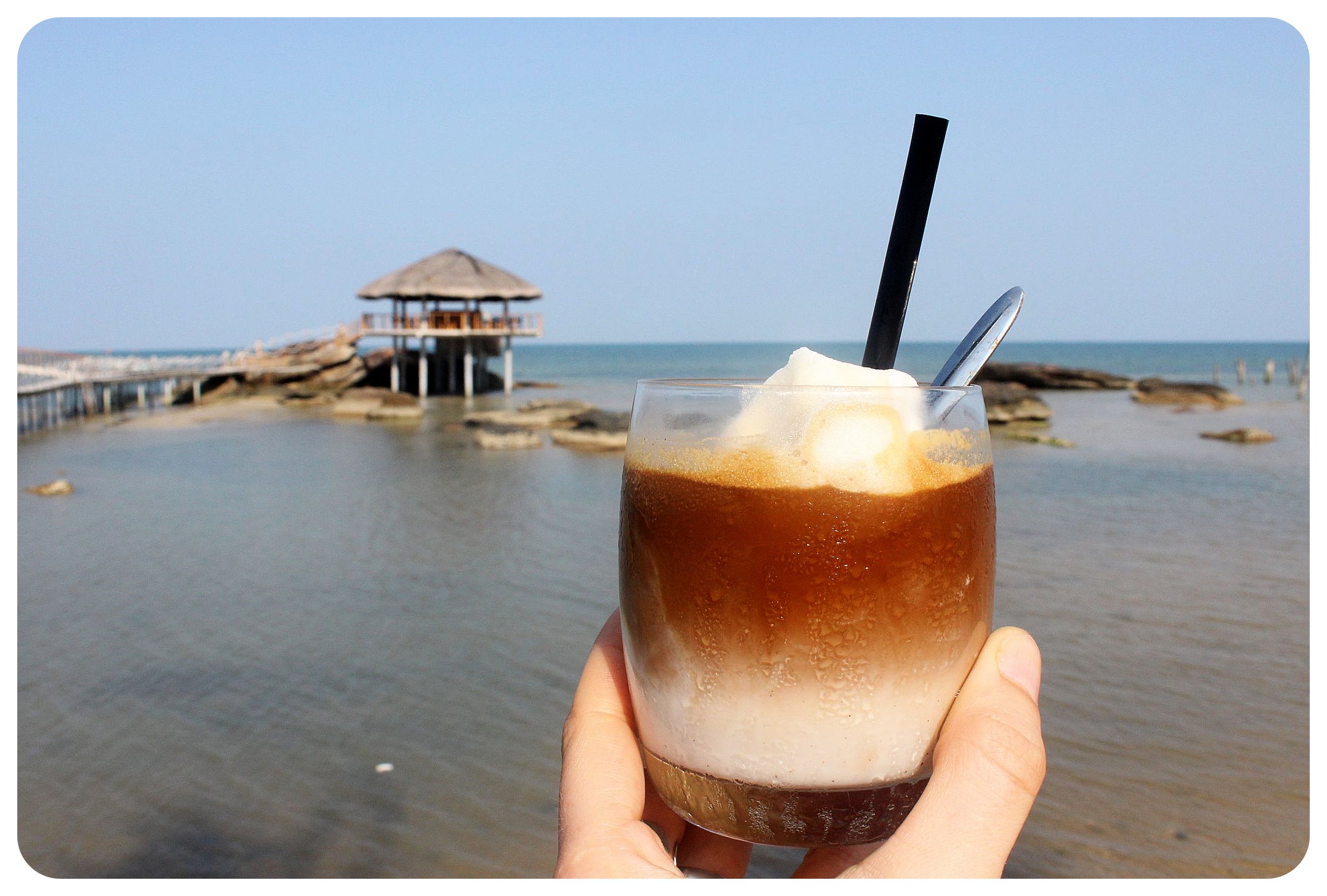 café helado de coco phu quoc