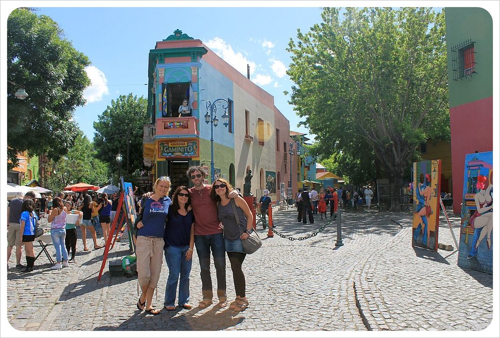 dani & jess & aaron & lena en caminito