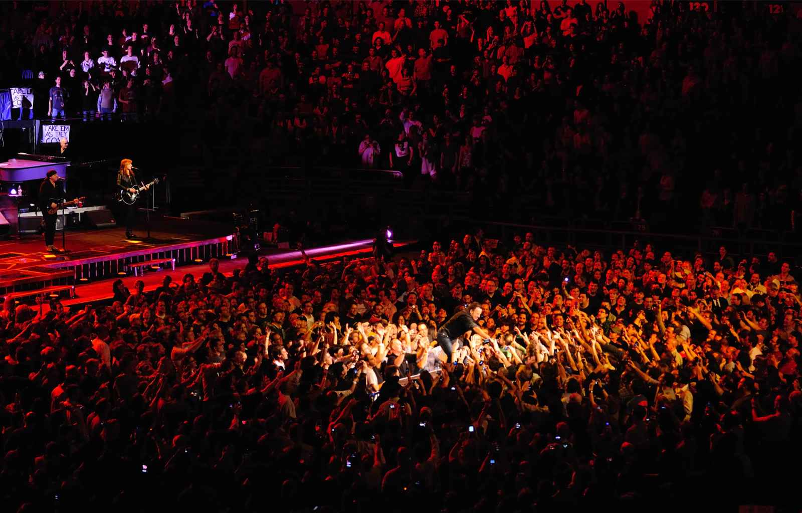 Nueva York por la noche Madison Square Garden Springsteen