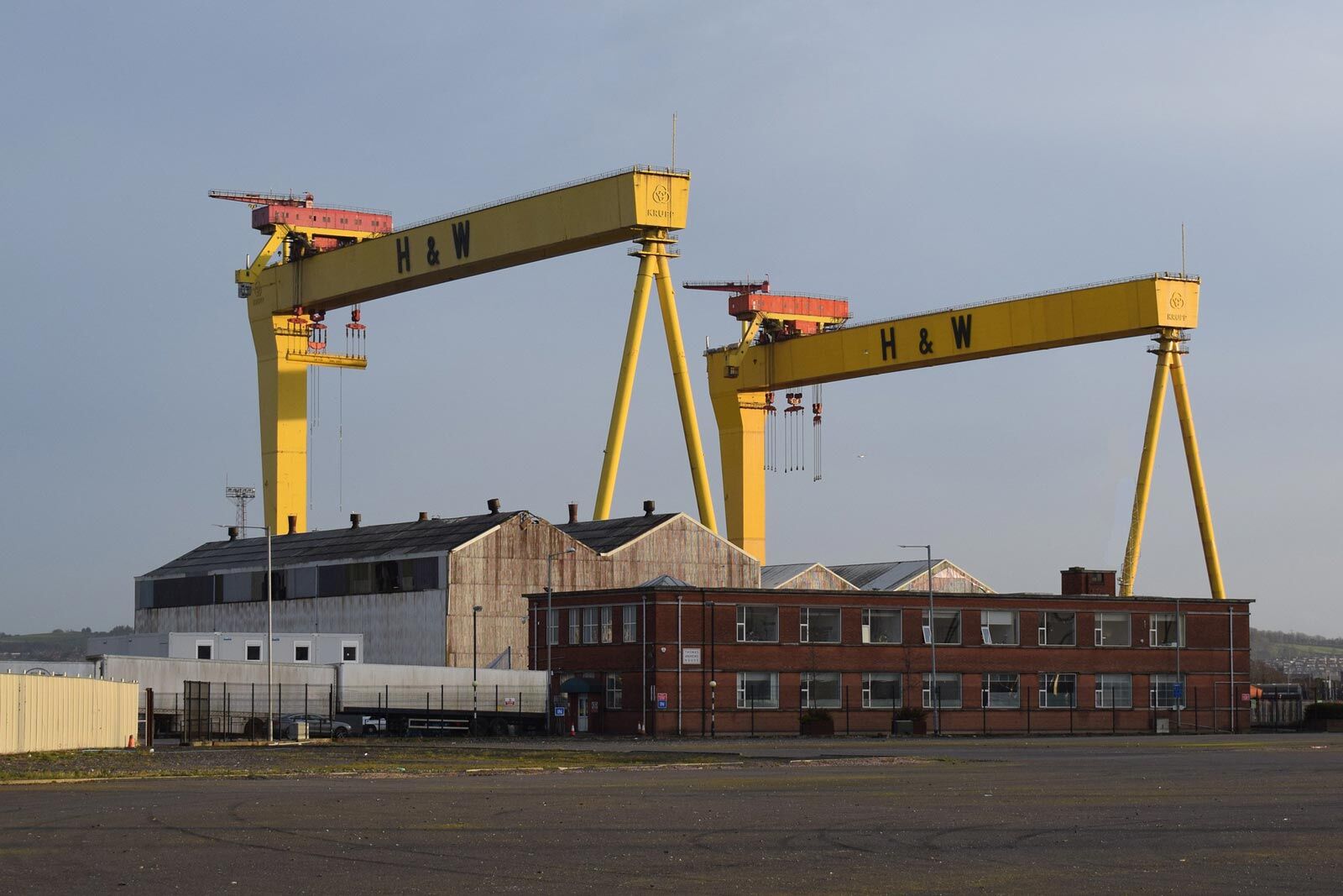 cosas que hacer en Belfast Samson and Goliat Cranes