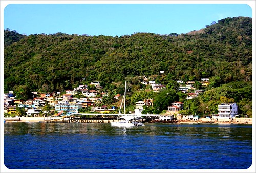 arrival on taboga island