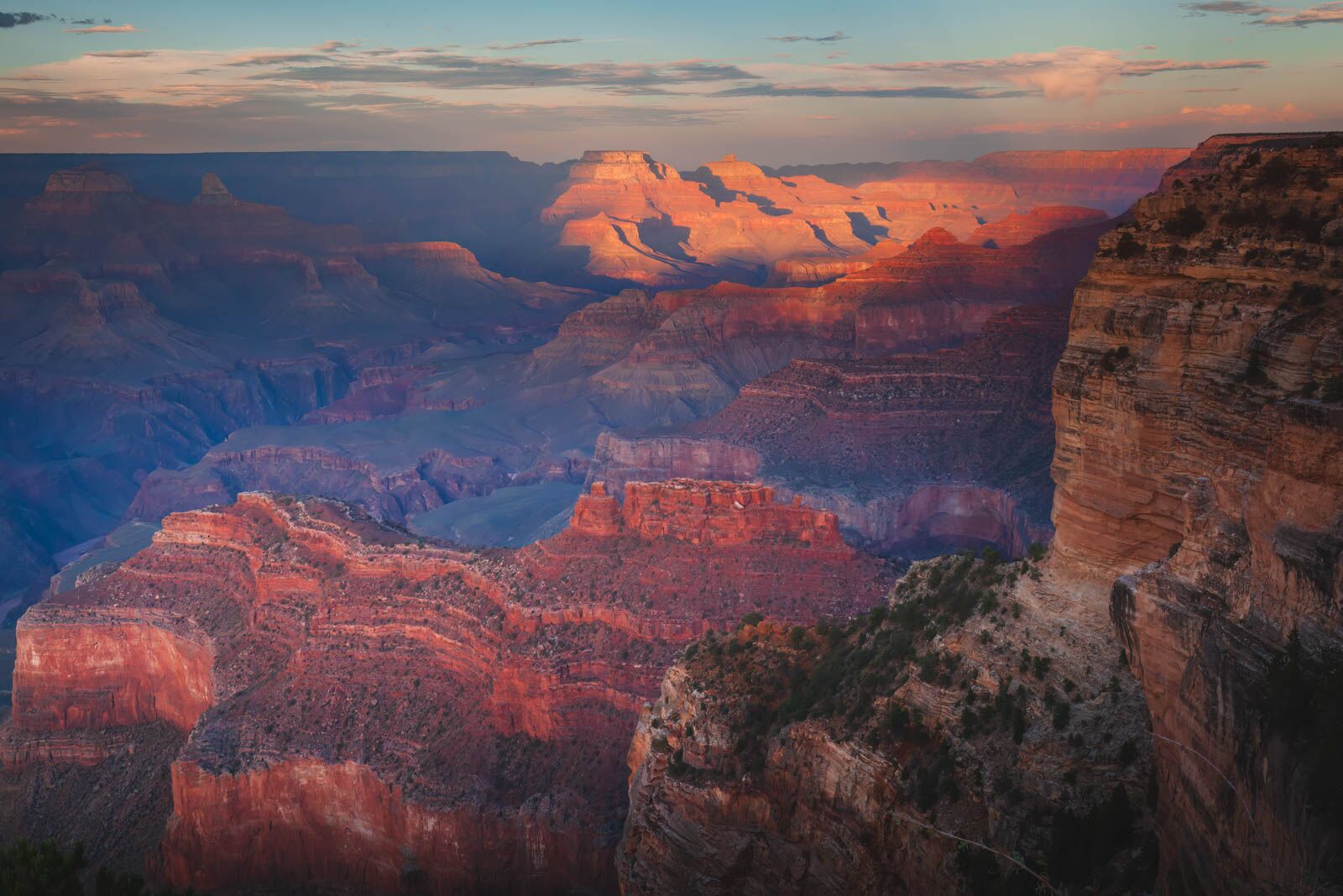 Lugares para visitar en el Parque Nacional del Gran Cañón de verano