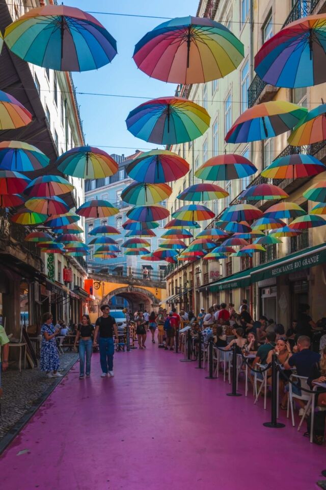 3 días en la calle rosa de Lisboa