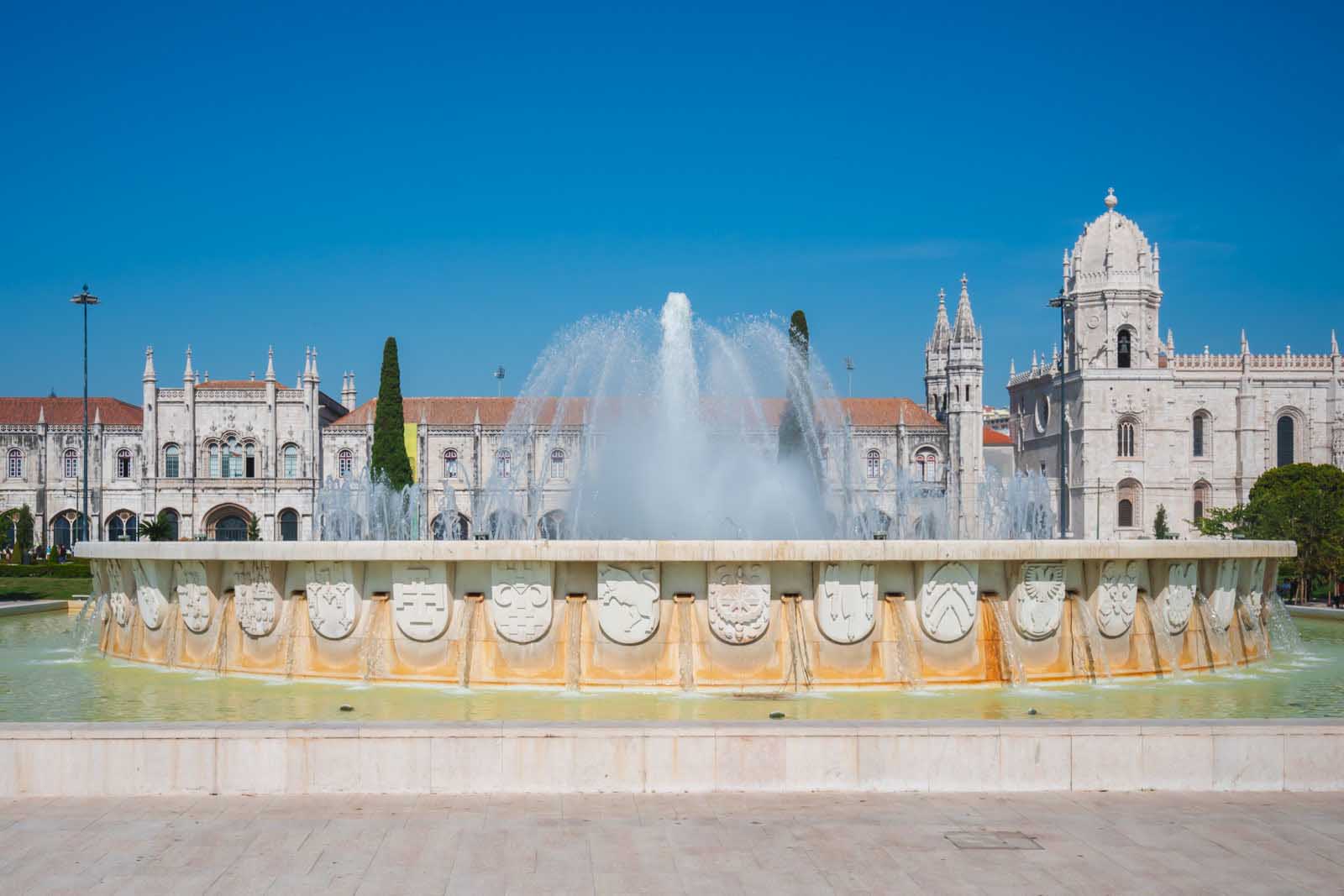 3 días en Lisboa itinerario fuente del monasterio de los jerónimos